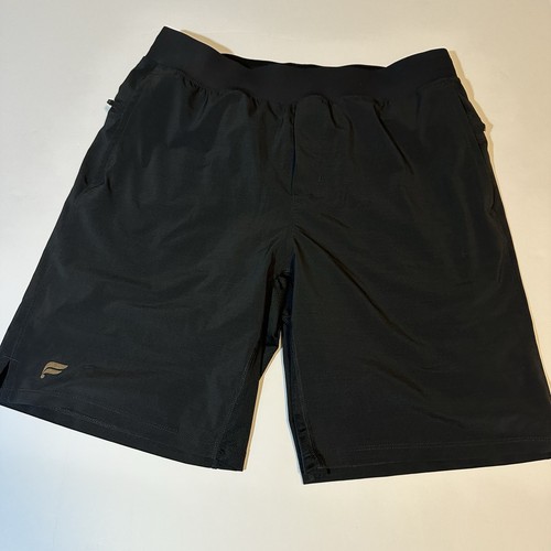 Fabletics The 9” Franchise Short Black Zip Pockets Lined Size L NWT