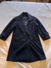 Vintage Regency Pure Cashmere Made in USA Womens Black Long Coat 6