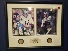 Ken Stabler Fred Biletnikoff Oakland Raiders Signed 16x20 Photo JSA