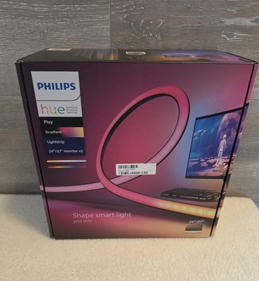 Philips Hue Play Gradient PC Lightstrip 3x24/27 Zoll /Neu und  Versiegelt 