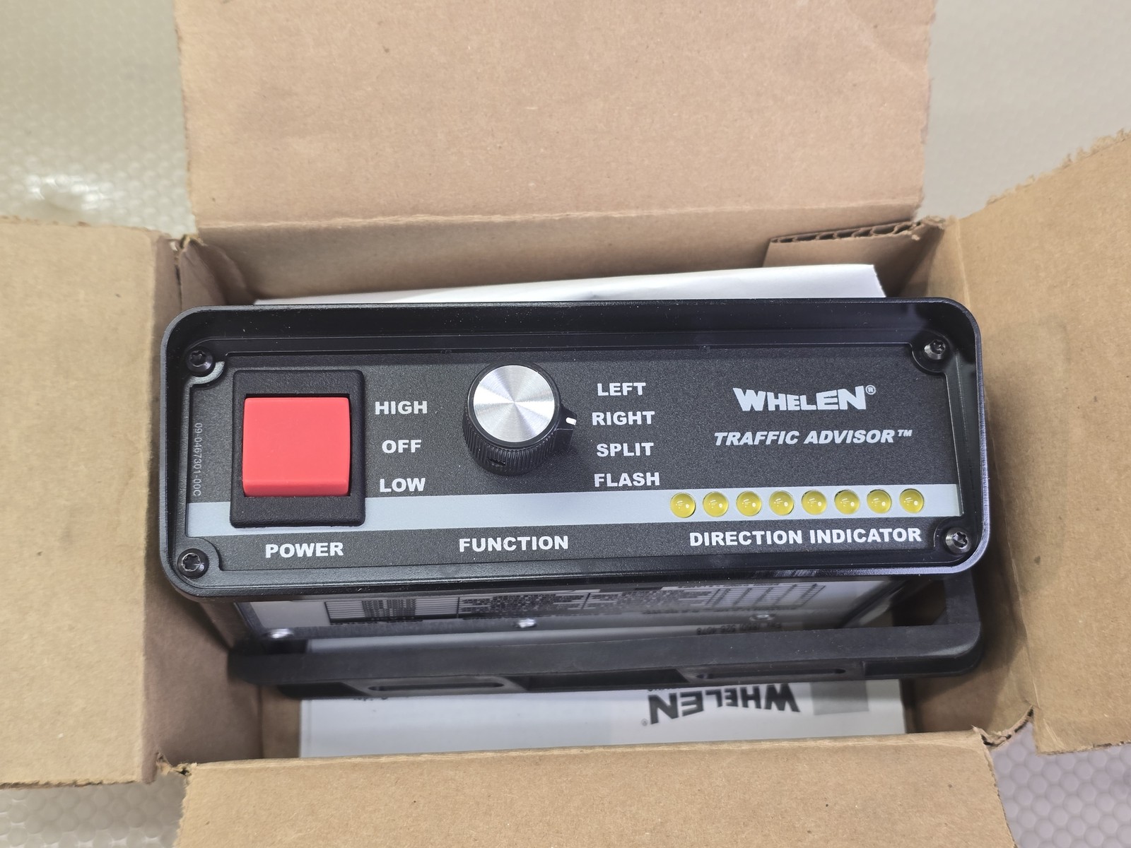 Whelen TACTLD1 01-0683850-00 Traffic Advisor Control Head LED Emergency