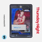 2024 PANINI PRIZM #RSI-RSR REED SHEPPARD ROOKIE SIGNATURES BLUE WAVE AUTO RC