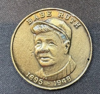 1948 Authentic Babe Ruth Memorial Commemorative Token RARE