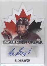 2015 Upper Deck Team Canada Juniors Maple Leaf Forever Glenn Gawdin Auto 0c3