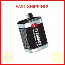 EVEREADY 6V Battery, Super Heavy Duty 6 Volt Battery, 1 Count
