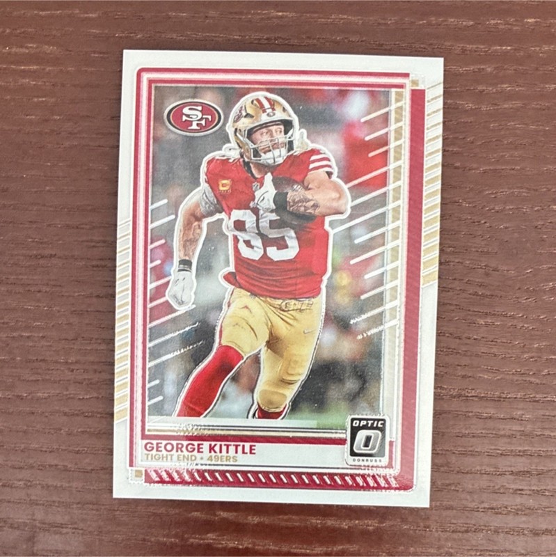 2025 Panini Donruss Optic George Kittle San Francisco 49ers #48 NFL Card Base