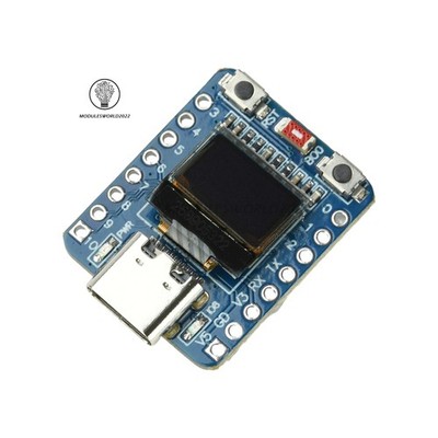 ESP32-C3 0.42-inch OLED WIFI Bluetooth Development Board Type-C 4M SPI Flash DIY