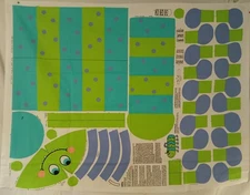 CUT & SEW FABRIC PANEL Caterpilla Duffle Bag VINTAGE