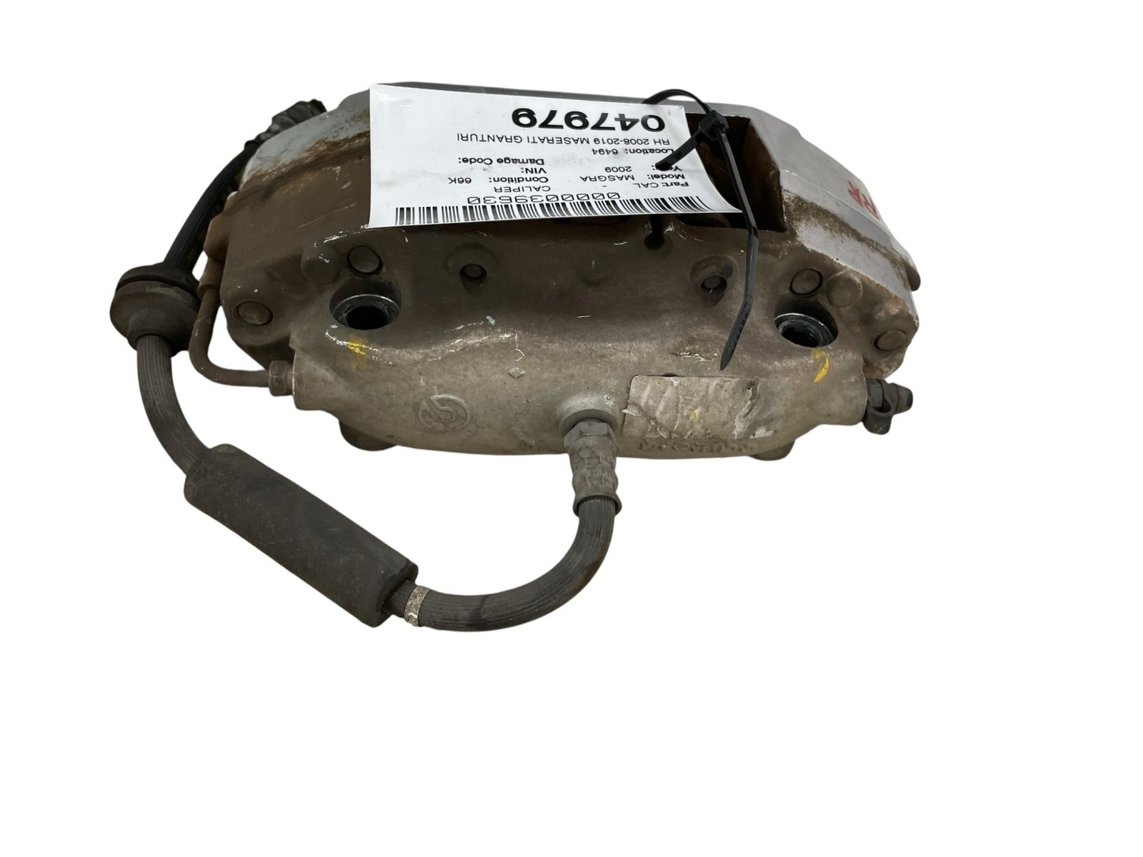 2008-2019 MASERATI GRANTURISMO REAR RIGHT PASSENGER SIDE BRAKE CALIPER OEM