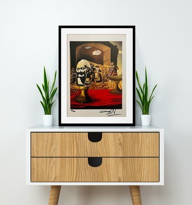 Salvador Dali, Original Hand-signed Lithograph with COA & Appraisal of $3,500