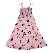 Girls Pink Geometric Shape Print Take Pride Target Maxi Dress Size M NWOT