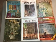 6 Macrame directions 4 Hangers 1 Curtain 1 Hangings