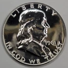 1961 Gem Proof Franklin Half Dollar 90% Silver