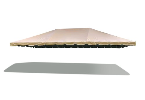 20x30 Beige Replacement Frame Tent Top Commercial Heavy Duty Event Canopy Used