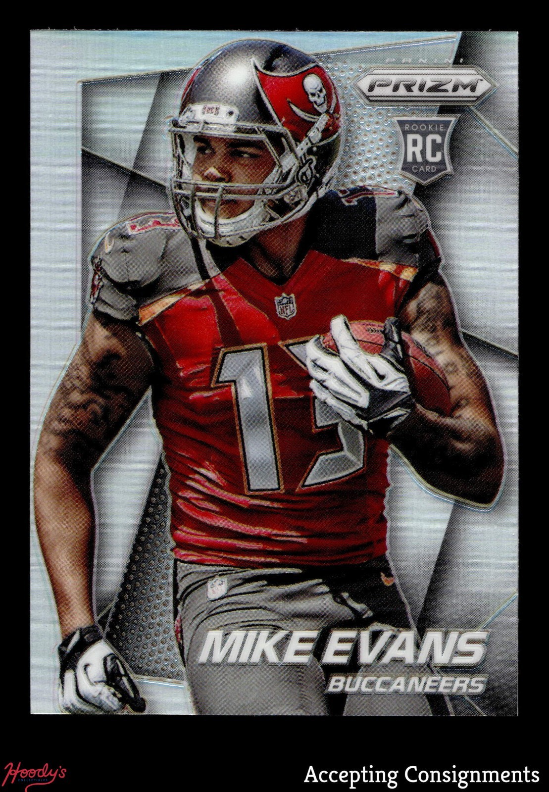 2014 Panini Prizm Silver #216 Mike Evans SP Running Ball in Left Hand ROOKIE RC