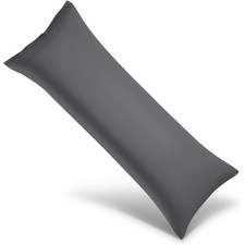Body Pillow Cover with Zipper 20x72 Cotton Long Body Pillowcase Lumbar Pillow...