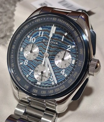 Bulova Limited Edition Lunar Pilot 43.5mm  Timascus  98A329 , Budhii Collectors 
