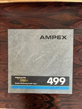 Ampex 499 Grand Master Studio Audio Tape 1/4 10.5 Inch Metal Reel Tape