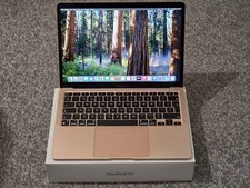 Apple MacBook Air 13-inch Laptop 2020 M1 Chip, 8GB RAM, 256GB SSD, Rose Gold