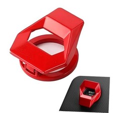Push Start Button Cover, Zinc Alloy Car Engine Start Stop Button Cover red
