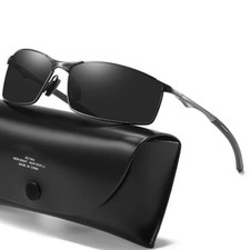 Aluminum HD Polarized Photochromic Sunglasses Men Sports Driving Glasses Goggles