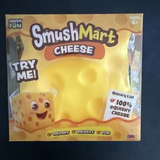 Crazy Fun SmushMart Cheese Squishy Toy. 100 Authentic. Same day ship