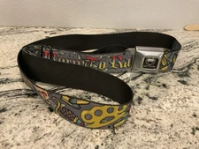 Buckle Down Viper Born To Raise Hell Y2K Graphics seatbelt Belt adjustable