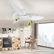 Image of 6 Speed Large LED Ceiling Fan with Lighting LED Light Smart Remote & App Control