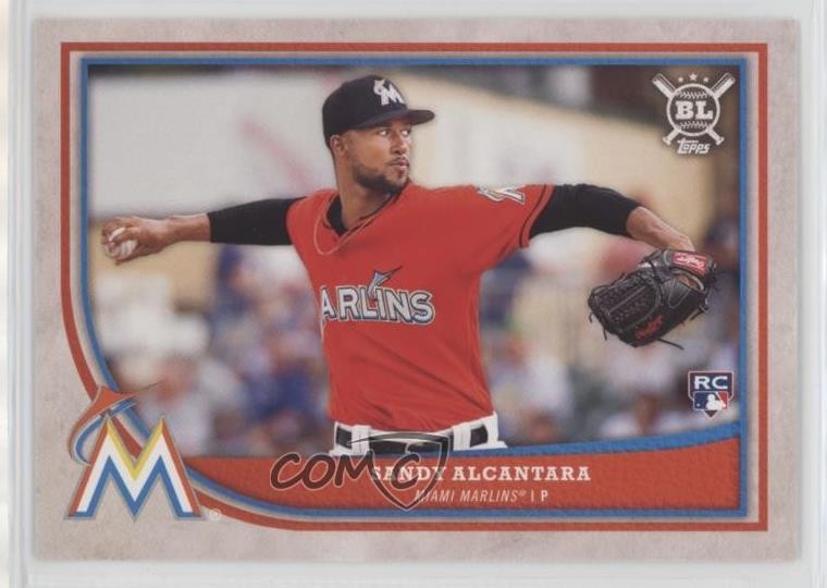2018 Topps Big League Sandy Alcantara #190 Rookie RC 4dv