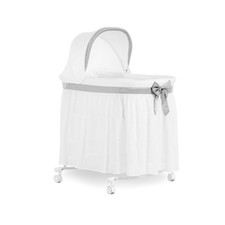Dream On Me Montreal 2-in-1 Baby Bassinet with Rocking Mode, Crib, Grey
