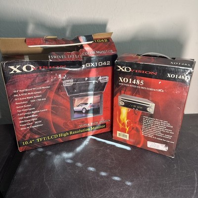 XO VISION OVERHEAD TV SCREEN MONITOR MODEL GX1042 & XO1485 DVD Player