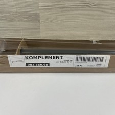 Brand New IKEA KOMPLEMENT 19 5/8" Dark Gray Closet Clothes Rail 902.569.68