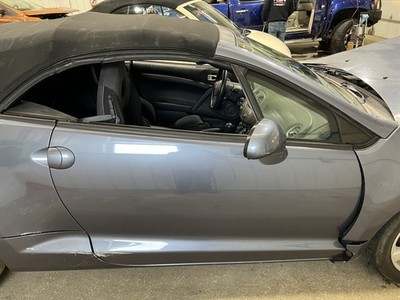 07-12 MITSUBISHI ECLIPSE CONV PASSENGER RIGHT FRONT DOOR STILL BLUE PEARL A56