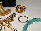Vintage 20Pc FASHION JEWELRY LOT~MANY DESIGNER Trifari-Roman-Citation-S Steel — photo 8