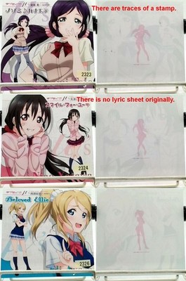 Love Live Solo Live from μ's 1st/3rd grade CD 6 SET Character Song