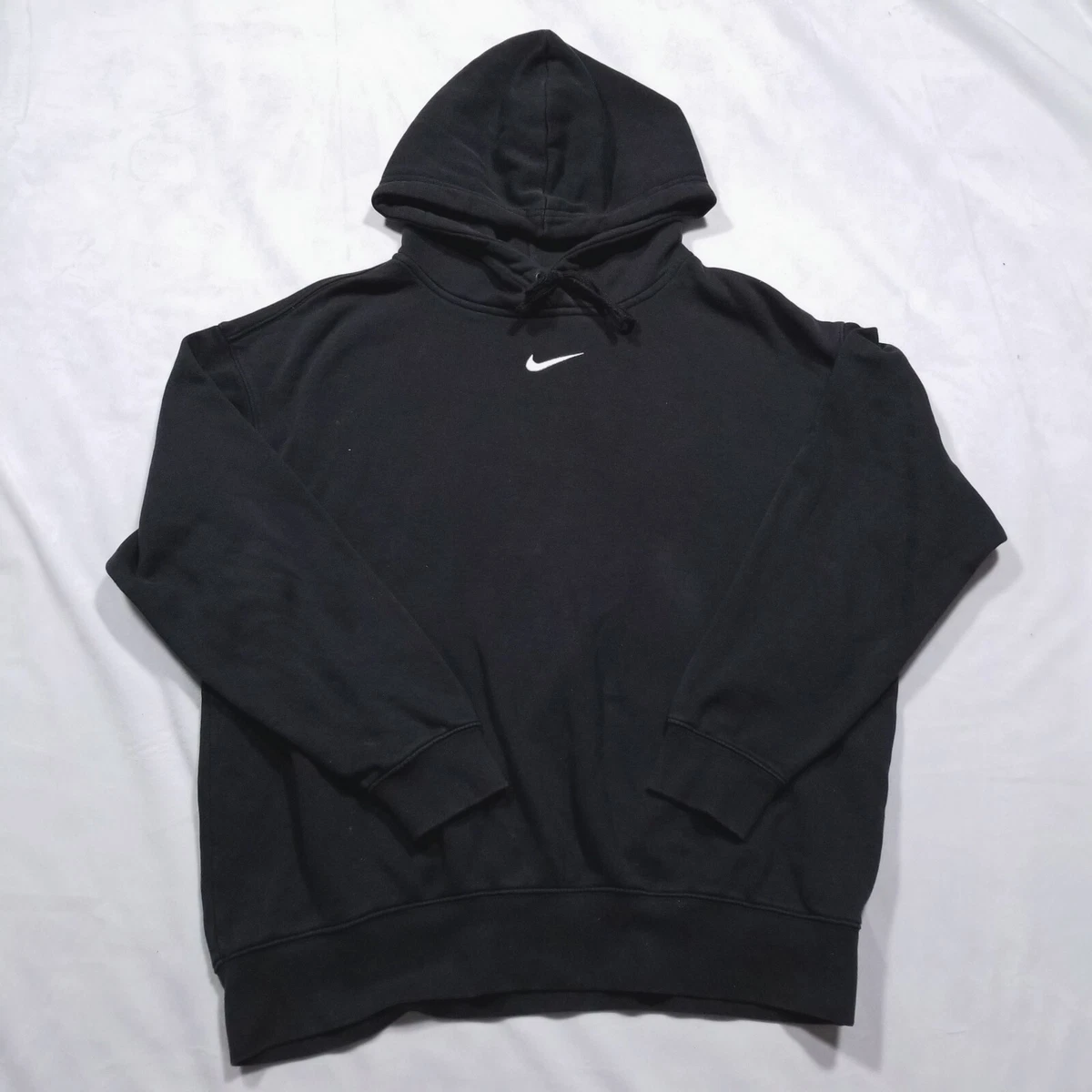 Nike Center Swoosh Hoodie Women's Size XS Black Pullover