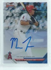MATT THAISS 2016 BOWMAN'S BEST ON CARD AUTO PROSPECT REFRACTOR