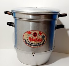 Mehu-Maijc Vintage Steamer/Juicer 4 Part  Needs Tubing & Clip No Box/Inst