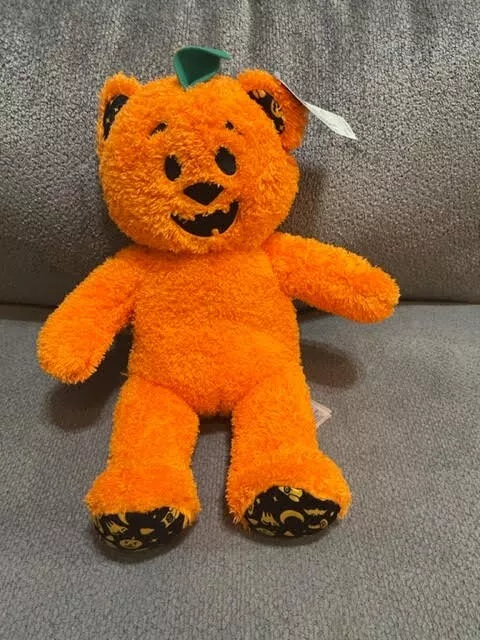 Halloween Plush Pumpkin Teddy Bear Stuffed Animal Toy - Perfect for Sp