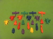 Lot of 21 Mini Insect Toy Figures
