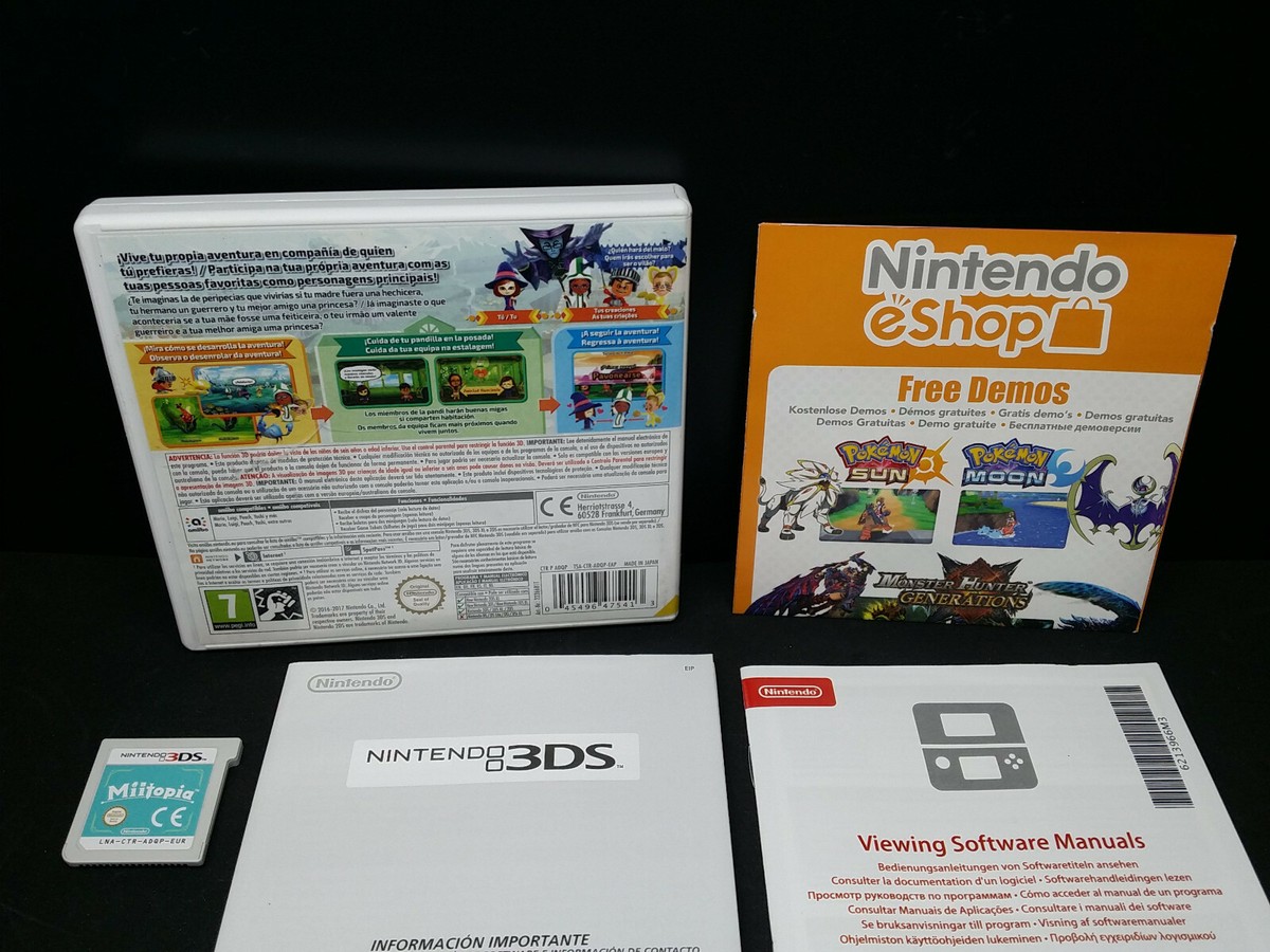MIITOPIA NINTENDO 3DS 2DS N3DS JUEGO ORIGINAL EN ESPAÑOL | eBay