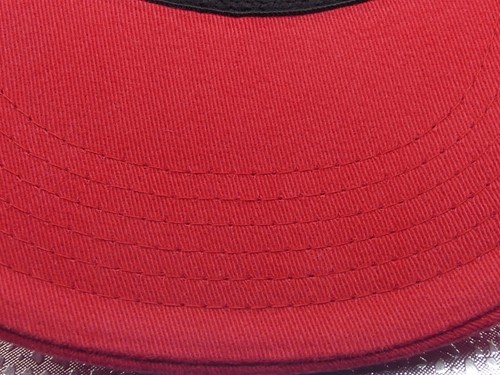 Tin Haul Ouray Sportswear Tagged Soft Red White Advertising Flex Stretch Hat Cap - Picture 12 of 13