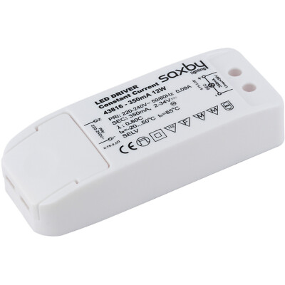 12W LED Treiber - 350mA Konstantstrom - Fixed Output Netzteil Trafo