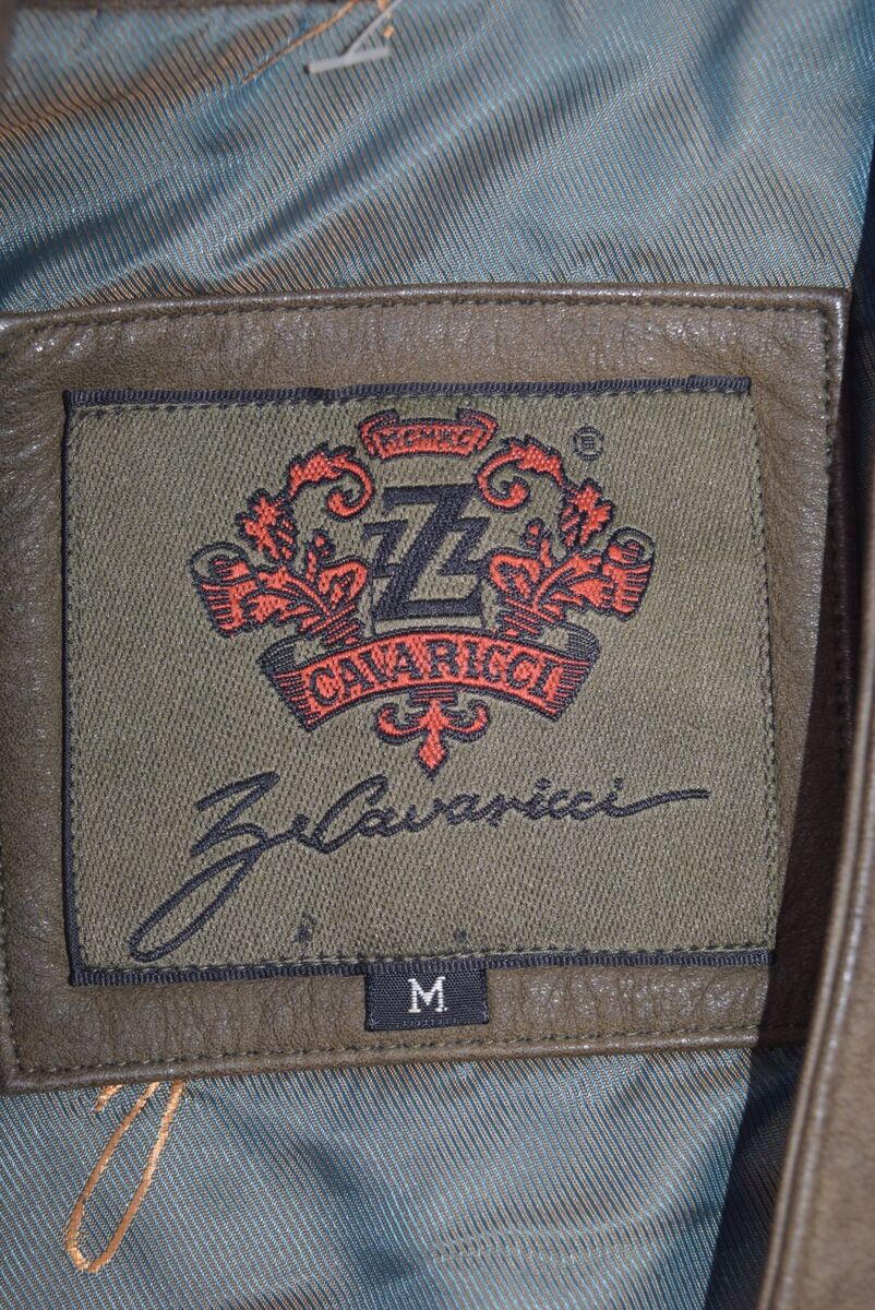 Vintage Z Cavaricci Leather Jacket Mens M Brown Blazer Coat Vintage Z Cavaricci Leather Jacket Mens M Brown Blazer Coat