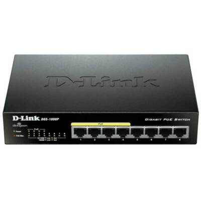 D-link DGS-1008P/E Ethernet-Schalter