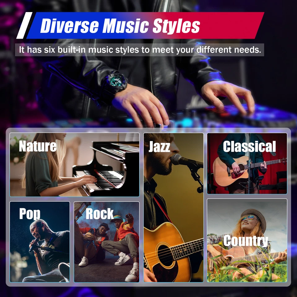 Pro 8 Channel Bluetooth Studio Audio Mixer Live Sound Mixing Console with USB - Image 4 of 4