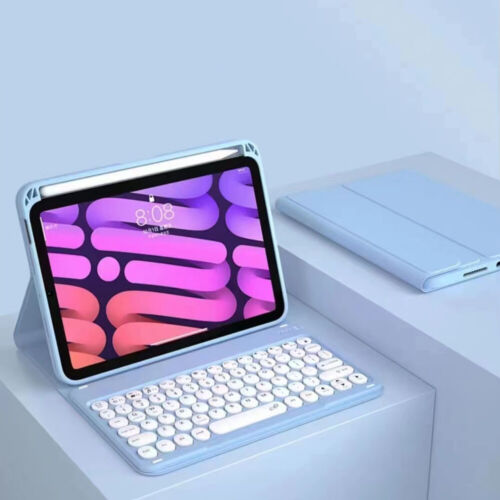 Wireless Bluetooth keyboard Circular button Backlight for IPad mini 6 8.3 inch - Picture 2 of 10