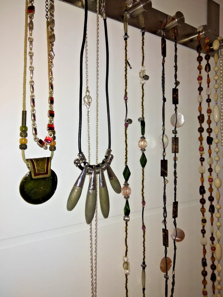 Modeschmuck 10 Teile!! Schnäppchen-Paket, Ketten, Armband, Eule, Perlen, bunt - Bild 2 von 4