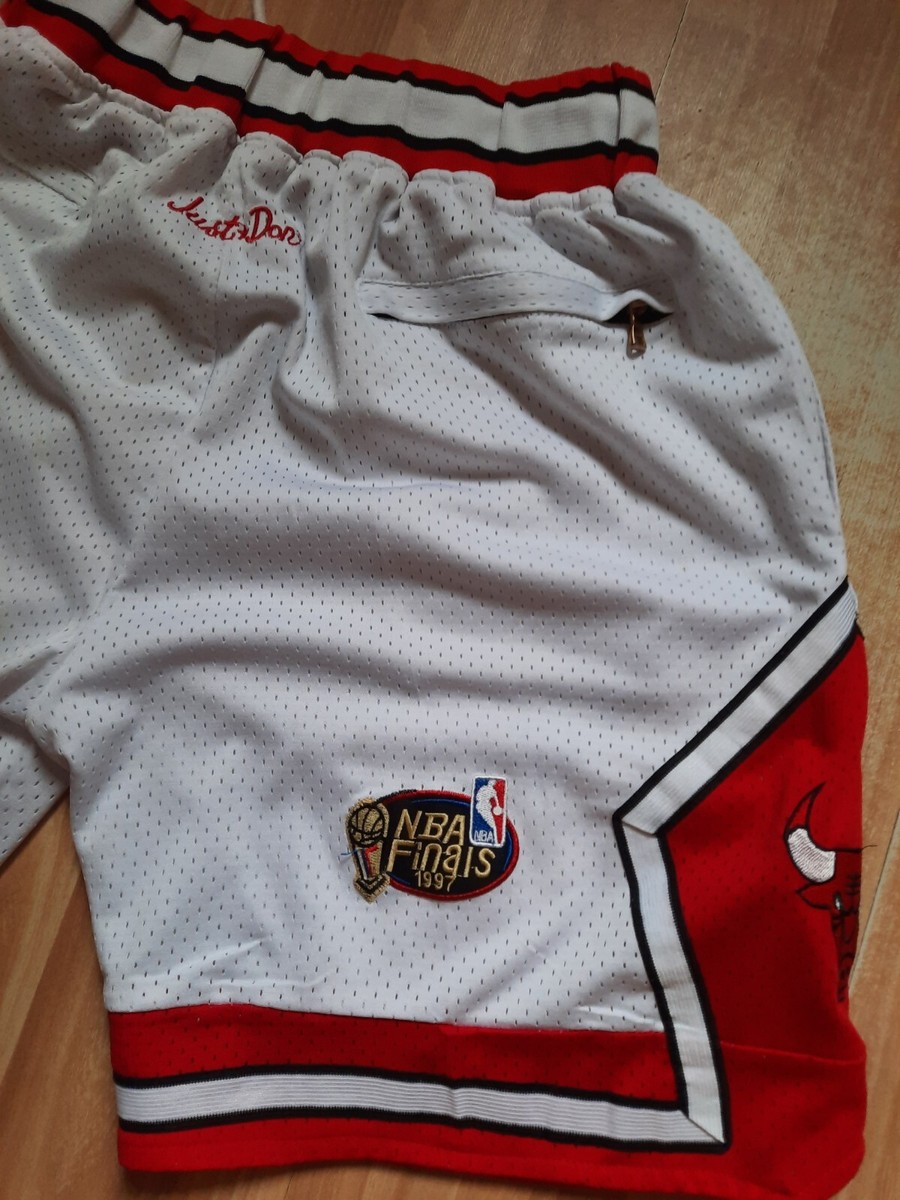 Chicago Bulls NBA Basketball Shorts 1997 1998 Finals Just Done