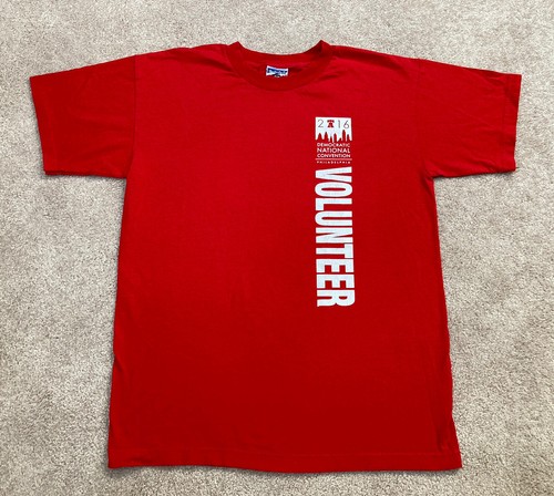 Democratic National Convention Shirt 2016 Large Red T-Shirt Democrats Union USA